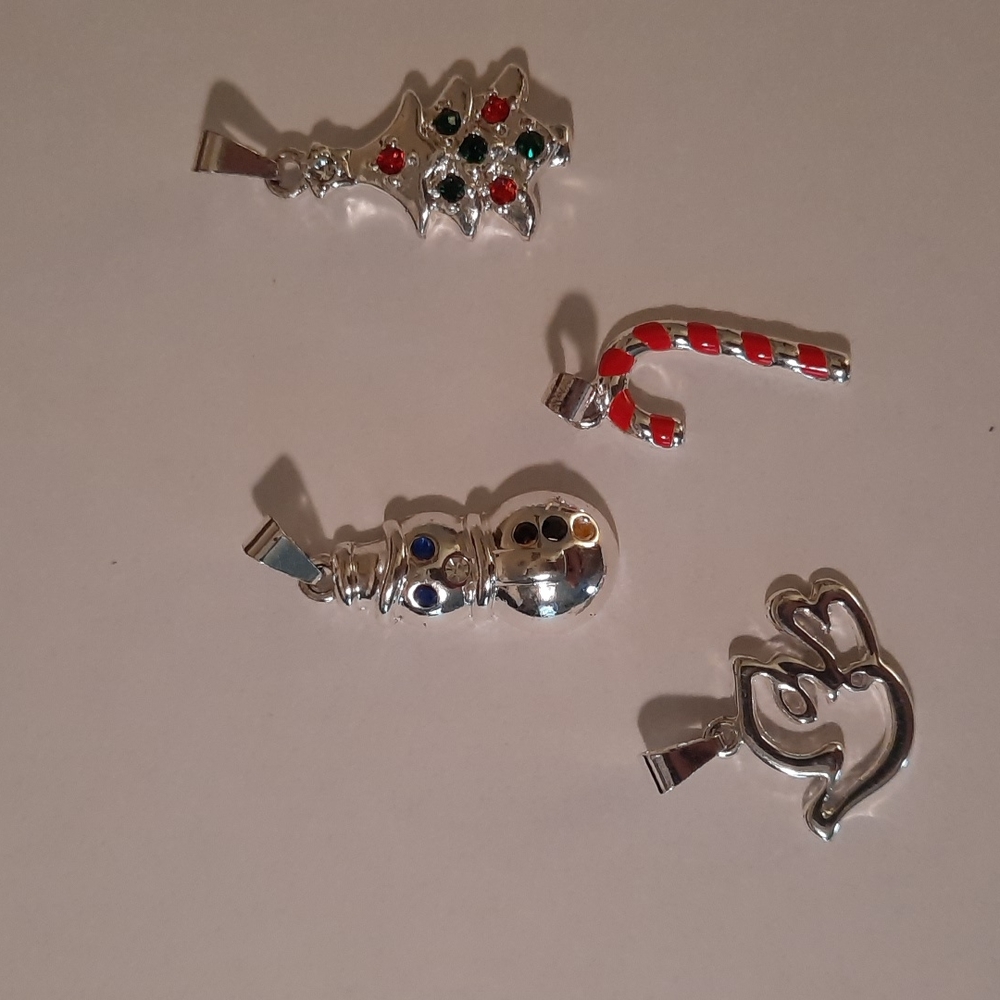 Christmas Necklace Charm Bundle